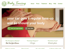 Tablet Screenshot of nyphysicaltherapist.com